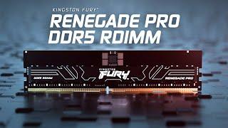 Übertaktbarer ECC DRAM – Kingston FURY™ Renegade Pro DDR5 RDIMM