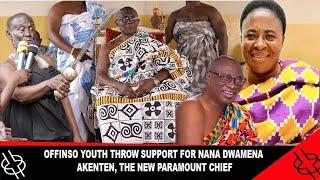 OFFINSO YOUTH THROW SUPPORT FOR NANA DWAMENA AKENTEN, THE NEW PARAMOUNT CHIEF