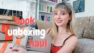 my last book unboxing haul for the year