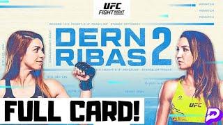 UFC Fight Night Dern vs Ribas 2 Predictions & Full Card Breakdown - UFC Vegas 101 Betting Tips