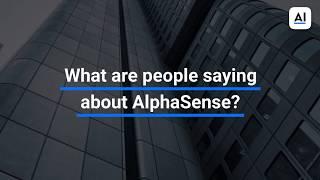 What Are People Saying About AlphaSense?
