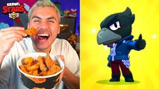 VOU COMER FRANGO FRITO ATÉ LIBERAR O LENDÁRIO CORVO! Brawl Stars