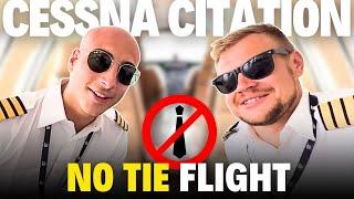 NO TIE FLIGHT Cessna Citation Jet: Fuerteventura - Valencia