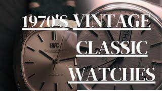 IWC, Omega De Ville | Classic 1970's Vintage Watches