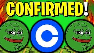 WHAT COINBASE JUST DID WITH PEPE COIN TO HELP IT REACH $1 THIS YEAR!!! - PEPE COIN NEWS TODAY