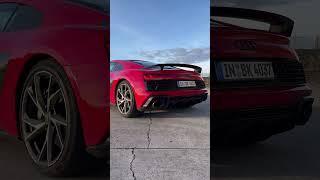 Soundcheck mit dem Audi R8 (2022)!  #shorts | quattro | Sound R8 | V10 | Launch Control