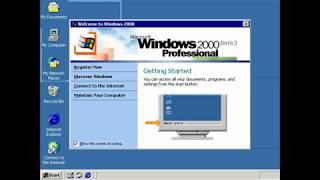 Windows 2000 Beta 3 Build 1946 Startup and Shutdown