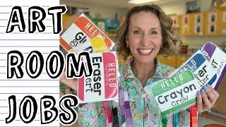 Elementary Art Room Jobs