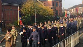 Sandbach Remembrance Parade 2021