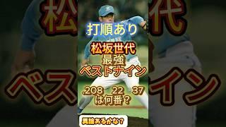 【松坂世代】最強ベストナイン#プロ野球 #野球 #松坂大輔 #村田修一 #ベストナイン #古木克明#藤川球児 #ショート動画 #ショート #shorts