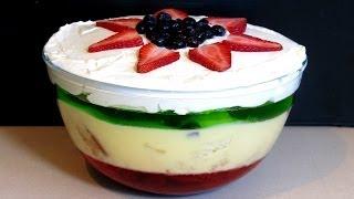 How To Make Homemade Christmas Trifle - The Easiest Recipe Ever!