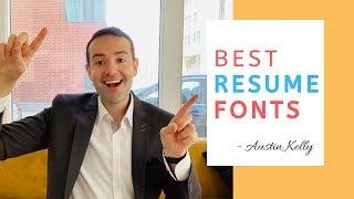 Best Fonts To Use On Your Resume