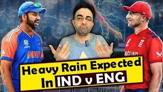 India vs England first Semi Final Rain prediction. India will qualify for final in that case...!