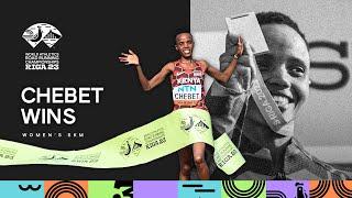 Kenya's  Chebet cruises to 5km glory | World Athletics Road Running Championships Riga 23