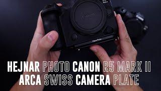 Hejnar Photo Canon R5 Mark II (compatible with R5/R6 series) Arca Swiss Camera Plate D075