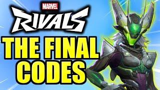 Giving away the LAST codes to play Marvel Rivals