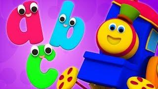 ABC Song | Small Alphabet Song | Learning Street With Bob The Train | Cartoons Videos by Kids Tv