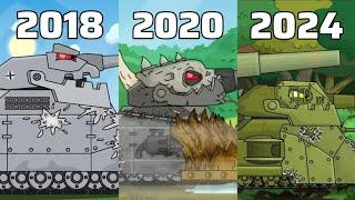 Evolution of Ratte in tank cartoon