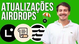 ATUALIZAÇÕES DE AIRDROPS | SCROLL, LINEA, APTOS E MAIS!!