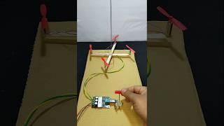 Drone Lifting With Throttle #dcmotor #tech #project #experiment #shorts