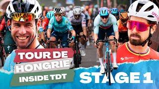 NICKLAS SPRINTS against his childhood heroes CAVENDISH and SAGAN  | TOUR OF HUNGARY 