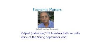 Vidped Individual 181 Anushka Rathore India Voice of the Young Sep 2023