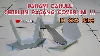 review cover custom lampu depan gsx r150 | tameng | batok | custom headlamp