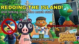 REDOING MY ISLAND (and major DRAMA updates) | Animal Crossing New Horizons