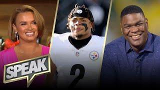 'Jets get a mini Jalen Hurts' in Fields, Darnold to Seattle & Steelers’ QB debate | NFL | SPEAK