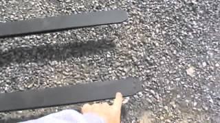 NEW CID 48" Xtreme Grapple Pallet Fork Attachment For Skid Steer Loader For Sale Mark Supply Co