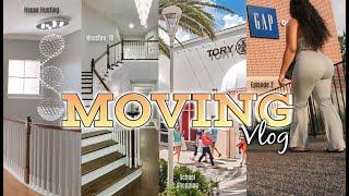 MOVING VLOG EP. 2  Found Our Dream Home? • IDGAF Who Dont Like It • School Shopping • House Hunting