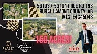 150 Acres 2 Addresses 2 Homes For Sale Lamont Alberta | Jarett Johnson Real Estate