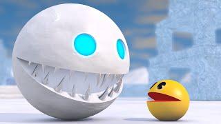 Pacman vs Rolling Monster