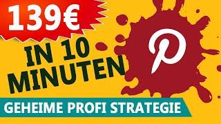 PINTEREST GELD VERDIENEN 2023  (139€ mit einem Pin – geheime Strategie für Anfänger!)