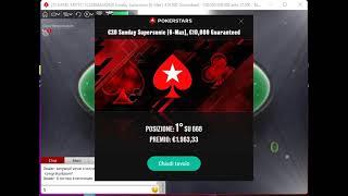 HOW TO WIN 2000 euros at online POKER from a 20 euro buy in SUNDAY SUPERSONIC MTT on POKERSTARS