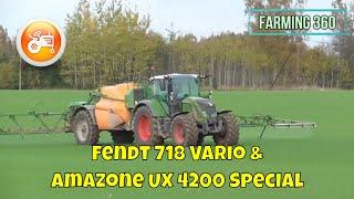 Spraying 2020 | Fendt 718 Vario & Amazone UX 4200 Special trailed sprayer