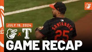 Orioles vs. Rangers Game Recap (7/19/24) | MLB Highlights | Baltimore Orioles