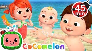 Beach Song! ️ Sunscreen Safety at the Beach + MORE CoComelon Nursery Rhymes & Kids Songs