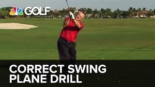 Correct Swing Plane Drill - SwingFix | Golf Channel