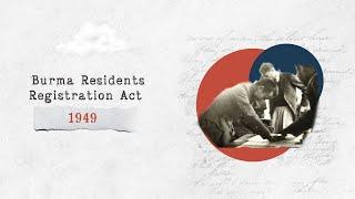 Burma Resident Registration Act | Anrar Tarikh