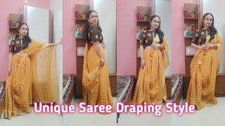 Elevate Your Style with Modern Saree Drape | Kaveri Kotadia