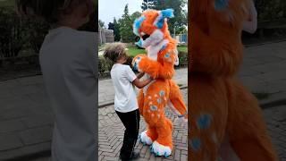 scritch scritch and hug #furry #fursuit