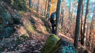 Unterwegs in Spirkelbach zum Rauhbergfelsen