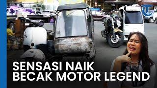 Alternatif Keliling Kota dengan Tarif Murah, Berburu Becak Legend Padang Sidimpuan
