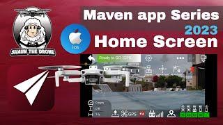 How to tutorial Maven app Home Screen DJI Mini 2 #shaunthedrone