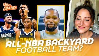 Whose on Kevin Durant's All-NBA Thanksgiving Backyard Touch Football Team? Kay Reacts to KD's Answer