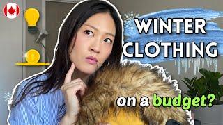 How to get QUALITY WINTER CLOTHING on a BUDGET | Living in Canada