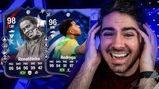 A DUPLA BR ABSURDAAA!!! R10 E RODRYGO 96! FUT DRAFT FC 24