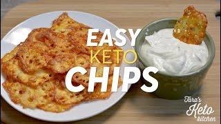 Keto Chips (Zero Carb) Easy. Delicious. Just One Ingredient | Tara's Keto Kitchen