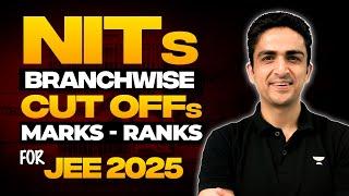 All NITs Cut-off Analysis | Branchwise/ Category wise Ranks & Marks | JEE 2025